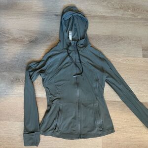 Forest green lululemon zip up